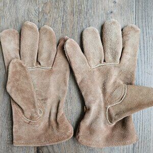 Wells Lamont Mens Cowhide Leather Gloves Tan Color Medium